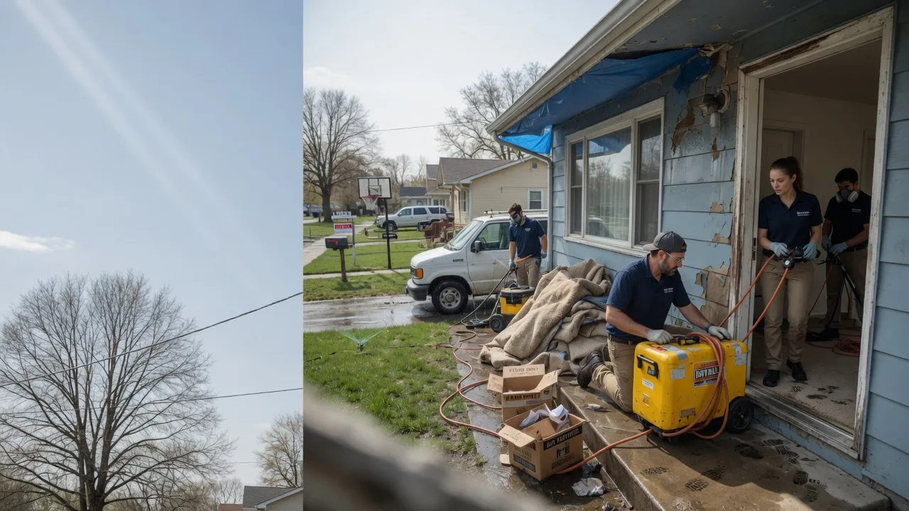 Basement Flood Cleanup in Yoder, IN near me